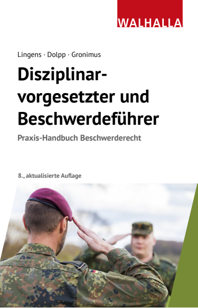 Cover des Buchs: Disziplinarvorgesetzter und Beschwerdeführer