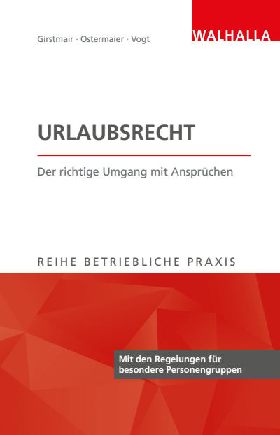 Cover of book: Urlaubsrecht