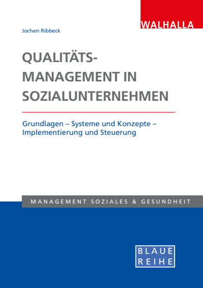 Cover des Buchs: Qualitätsmanagement in Sozialunternehmen