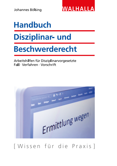 Cover des Buchs: Handbuch Disziplinar- und Beschwerderecht
