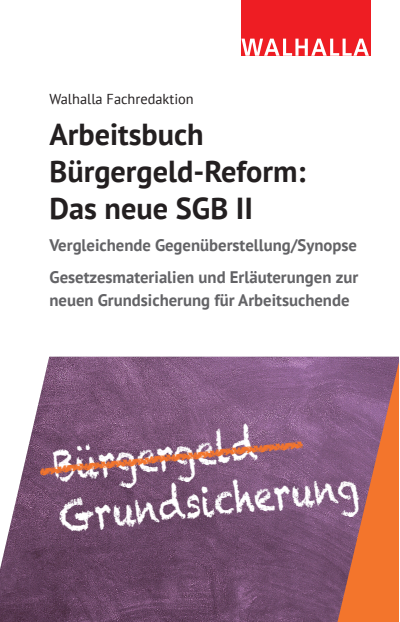 Cover des Buchs: Arbeitsbuch Bürgergeld-Reform: Das neue SGB II