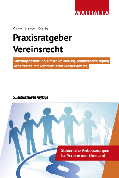 Cover des Buchs: Praxisratgeber Vereinsrecht