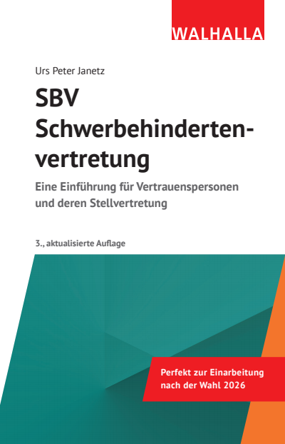 Cover des Buchs: SBV – Schwerbehindertenvertretung