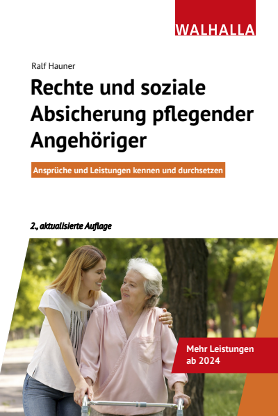 Cover des Buchs: Rechte und soziale Absicherung pflegender Angehöriger