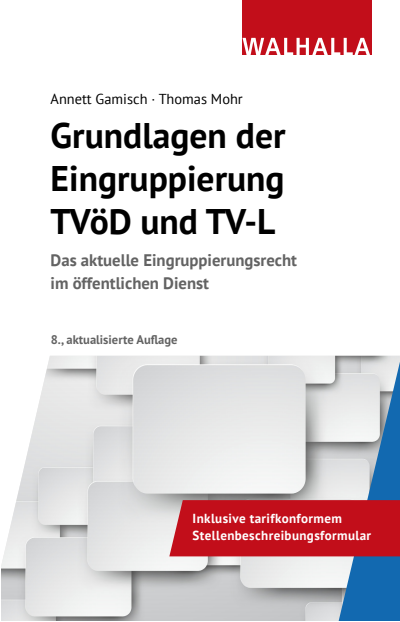 Cover des Buchs: Grundlagen der Eingruppierung TVöD und TV-L