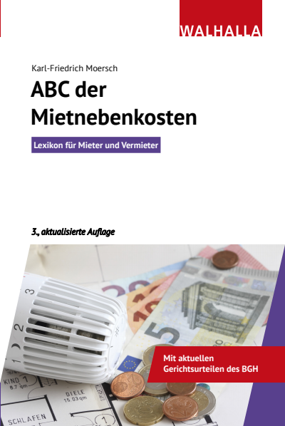 Cover of book: ABC der Mietnebenkosten