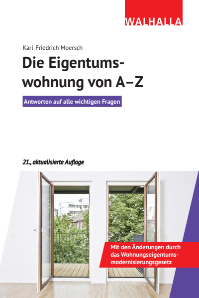 Cover of book: Die Eigentumswohnung von A-Z