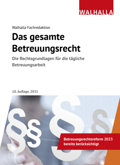 Cover des Buchs: Das gesamte Betreuungsrecht