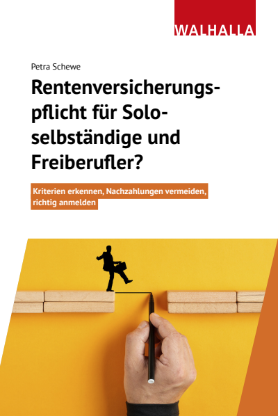 Cover des Buchs: Rentenversicherungspflicht für Soloselbständige und Freiberufler?