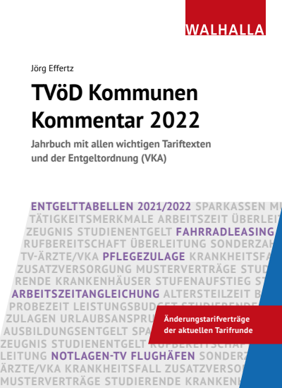 Cover des Buchs: TVöD Kommunen Kommentar 2022
