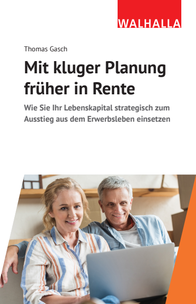 Cover des Buchs: Mit kluger Planung früher in Rente