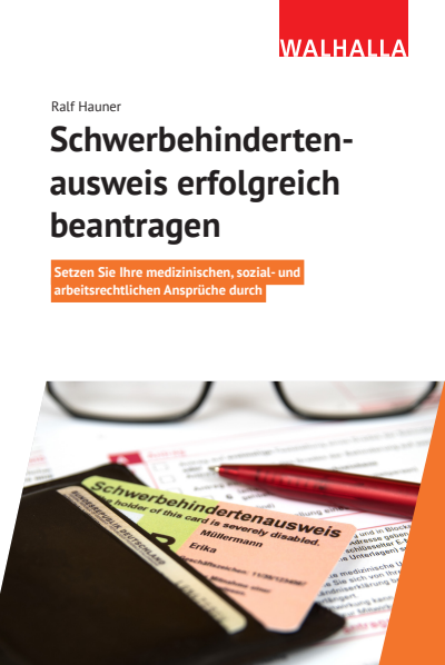 Cover des Buchs: Schwerbehindertenausweis erfolgreich beantragen