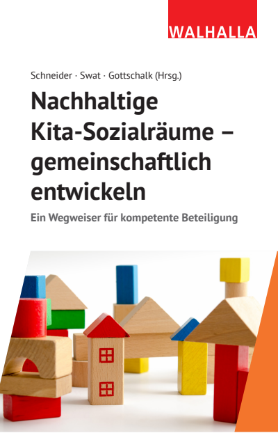 Cover des Buchs: Nachhaltige Kita-Sozialräume - gemeinschaftlich entwickeln