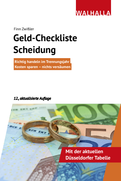 Cover of book: Geld-Checkliste Scheidung