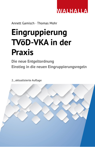 Cover of book: Eingruppierung TVöD-VKA in der Praxis