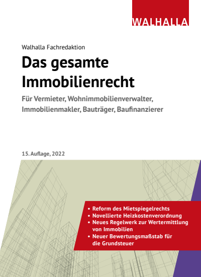 Cover of book: Das gesamte Immobilienrecht