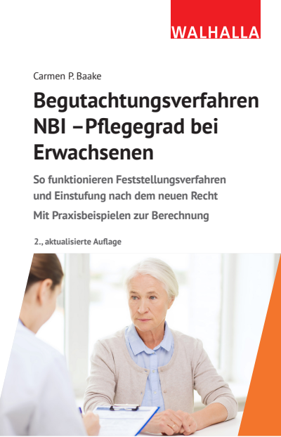 Cover des Buchs: Begutachtungsverfahren NBI - Pflegegrad bei Erwachsenen