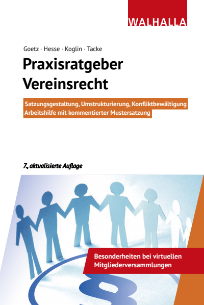 Cover of book: Praxisratgeber Vereinsrecht