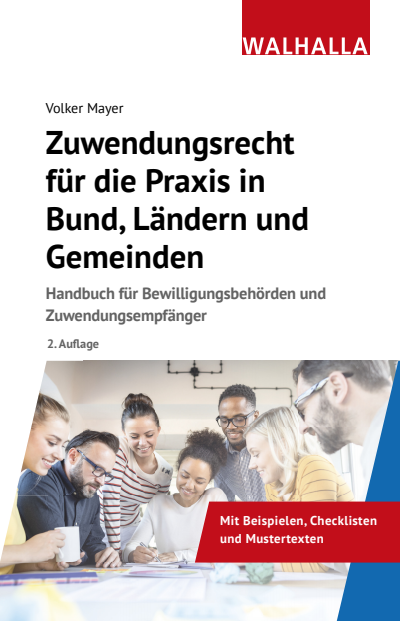 Cover des Buchs: Zuwendungsrecht für die Praxis in Bund, Ländern und Gemeinden