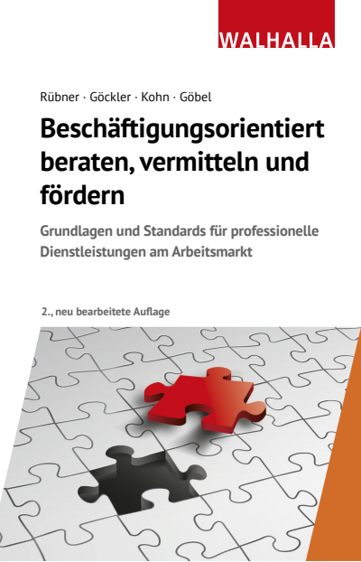 Cover des Buchs: Beschäftigungsorientiert beraten, vermitteln und fördern