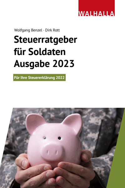 Cover of book: Steuerratgeber für Soldaten Ausgabe 2023