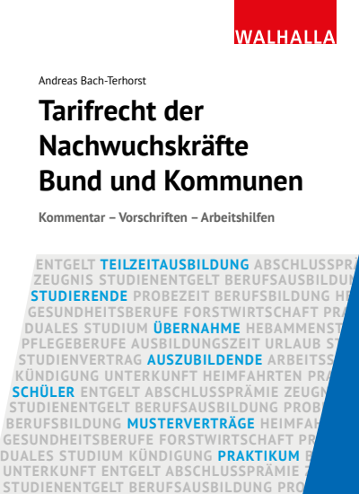 Cover des Buchs: Tarifrecht der Nachwuchskräfte Bund und Kommunen