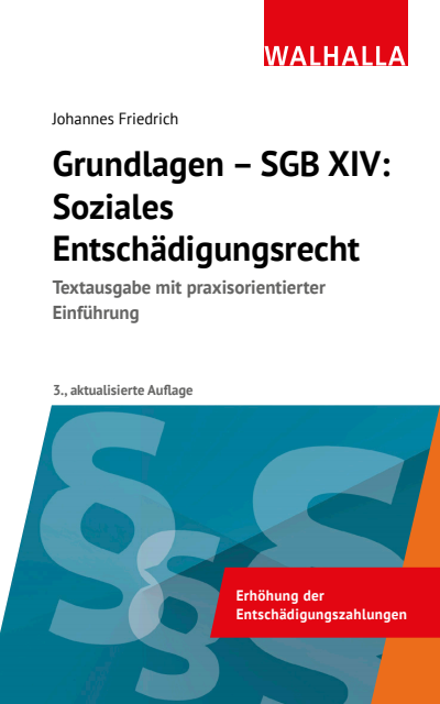 Cover des Buchs: Grundlagen SGB XIV - Soziales Entschädigungsrecht