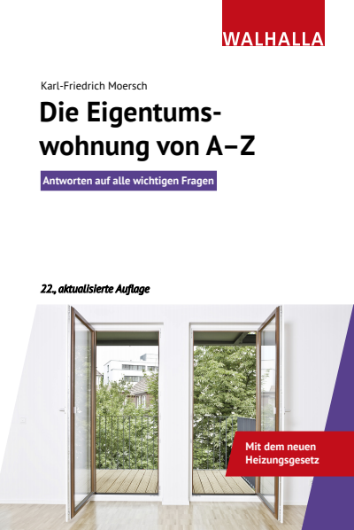 Cover of book: Die Eigentumswohnung von A-Z