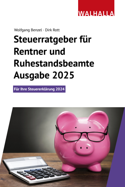 Cover des Buchs: Steuerratgeber für Rentner und Ruhestandsbeamte - Ausgabe 2025