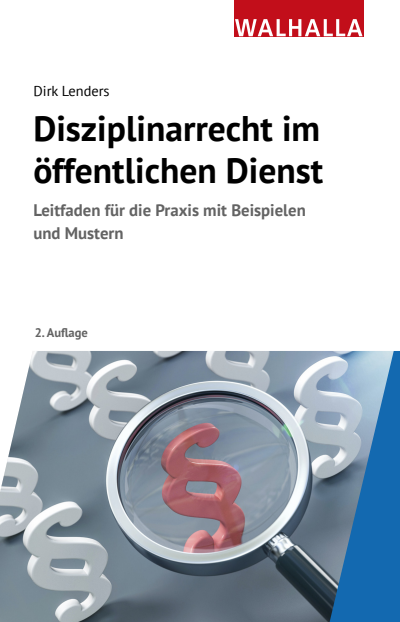 Cover des Buchs: Disziplinarrecht im öffentlichen Dienst