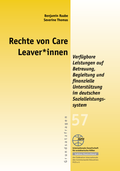 Cover des Buchs: Rechte von Care Leaver*innen