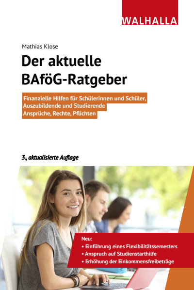 Cover of book: Der aktuelle BAföG-Ratgeber