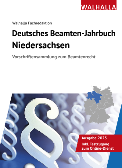 Cover des Buchs: Deutsches Beamten-Jahrbuch Niedersachsen Jahresband 2025