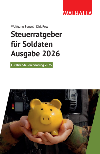 Cover of book: Steuerratgeber für Soldaten - Ausgabe 2026