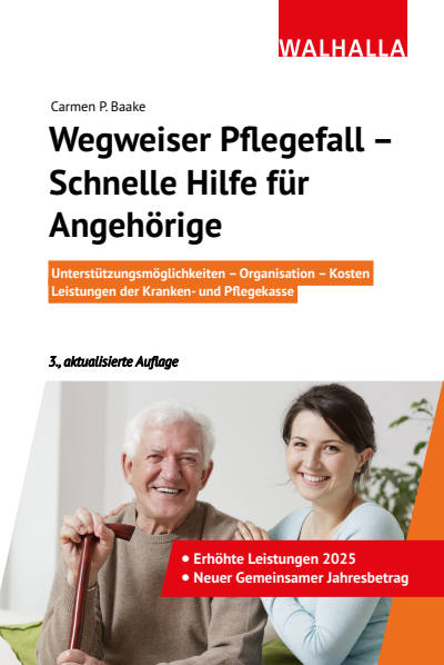 Cover of book: Wegweiser Pflegefall - Schnelle Hilfe für Angehörige
