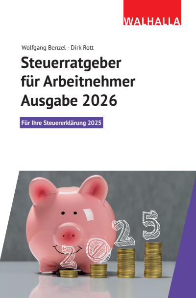 Cover of book: Steuerratgeber für Arbeitnehmer - Ausgabe 2026