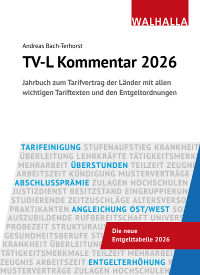 Cover des Buchs: TV-L Kommentar 2026