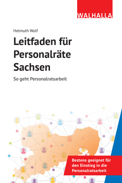 Cover des Buchs: Leitfaden für Personalräte Sachsen