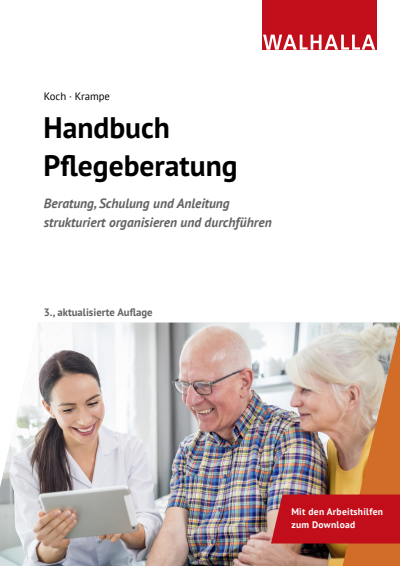 Cover des Buchs: Handbuch Pflegeberatung