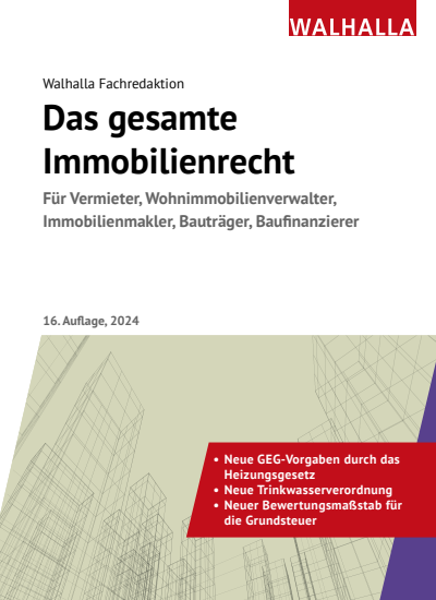 Cover of book: Das gesamte Immobilienrecht