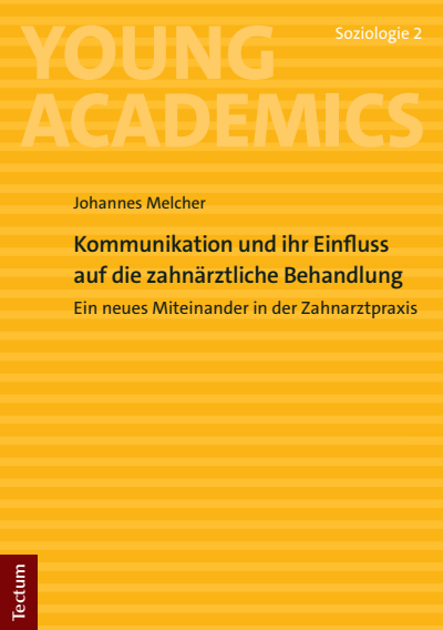 Cover des Buchs: Kommunikation und ihr Einfluss auf die zahnärztliche Behandlung