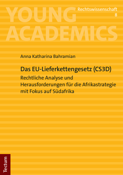 Cover des Buchs: Das EU-Lieferkettengesetz (CS3D)