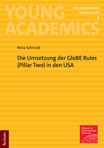 Cover des Buchs: Die Umsetzung der GloBE Rules (Pillar Two) in den USA