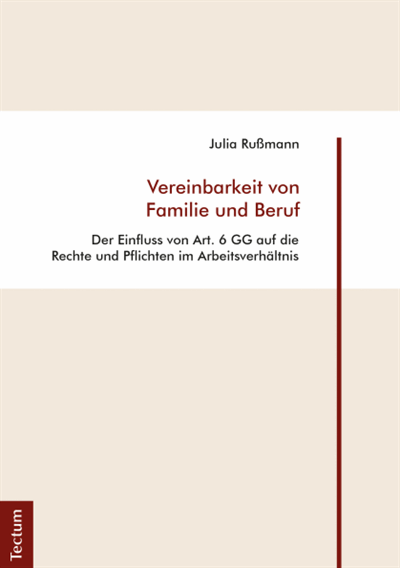 Cover of book: Vereinbarkeit von Familie und Beruf