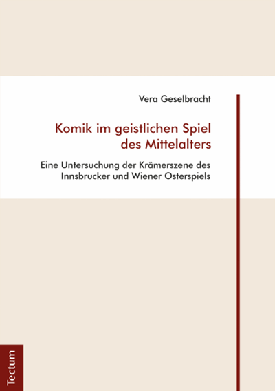 Cover of book: Komik im geistlichen Spiel des Mittelalters
