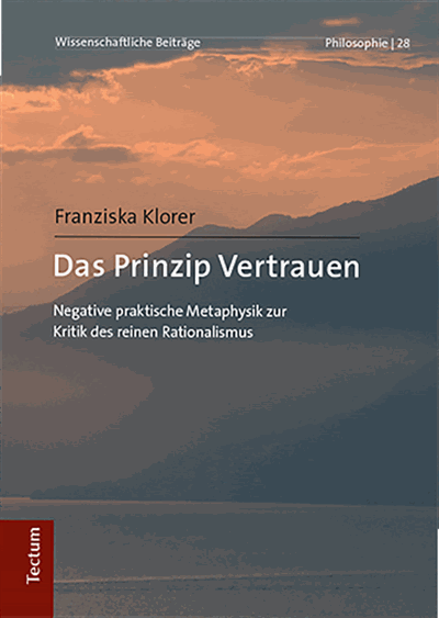 Cover of book: Das Prinzip Vertrauen