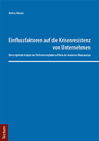 Cover of book: Einflussfaktoren auf die Krisenresistenz von Unternehmen