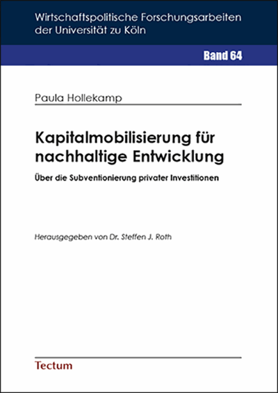 Cover des Buchs: Kapitalmobilisierung für nachhaltige Entwicklung
