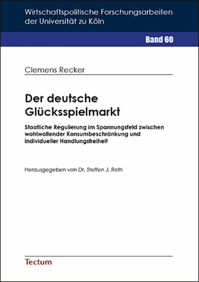 Cover des Buchs: Der deutsche Glücksspielmarkt