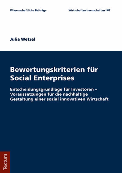 Cover des Buchs: Bewertungskriterien für Social Enterprises